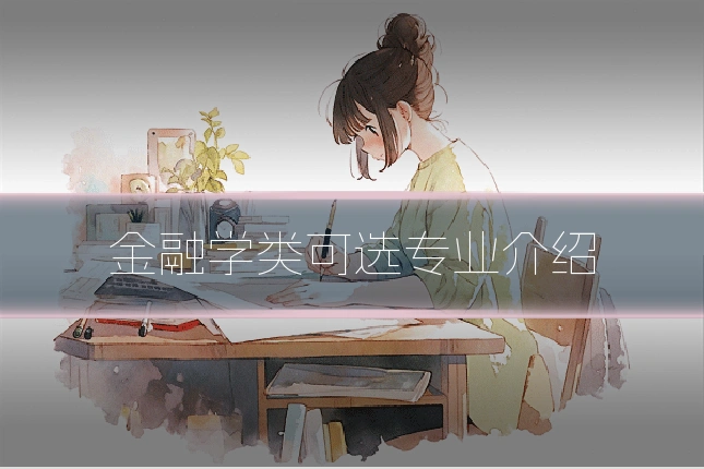金融学类可选专业介绍