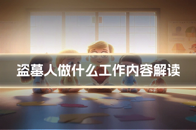 盗墓人做什么工作内容解读