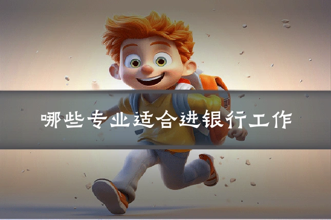 哪些专业适合进银行工作