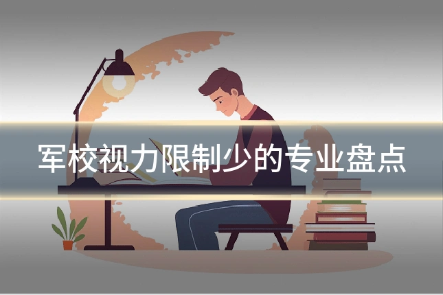 军校视力限制少的专业盘点