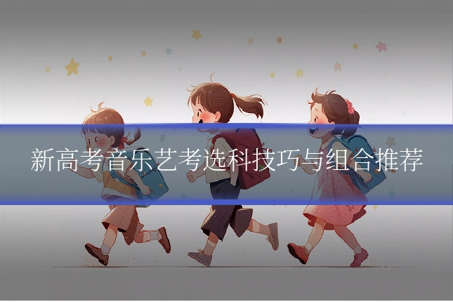 新高考音乐艺考选科技巧与组合推荐
