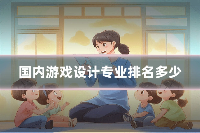 国内游戏设计专业排名多少