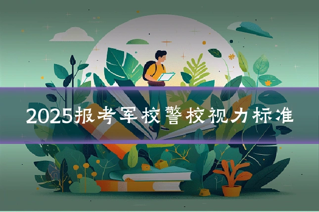 2025报考军校警校视力标准