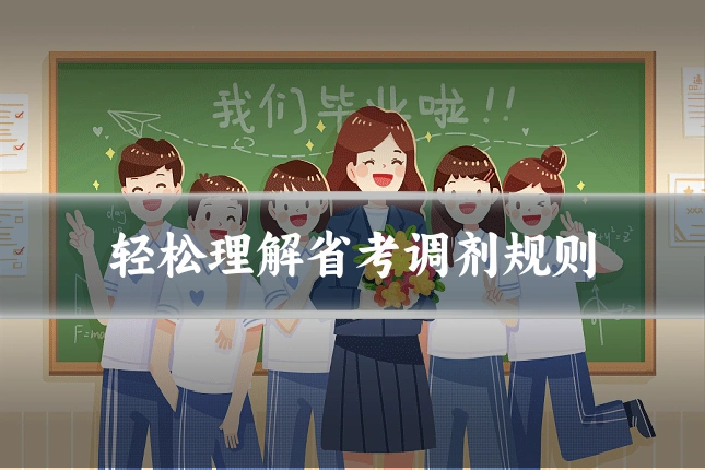 轻松理解省考调剂规则