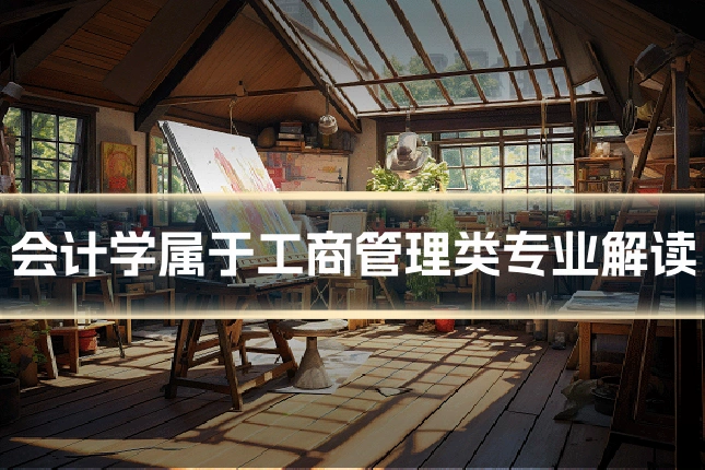 会计学属于工商管理类专业解读