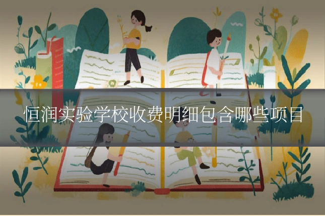 恒润实验学校收费明细包含哪些项目
