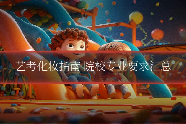 艺考化妆指南 院校专业要求汇总