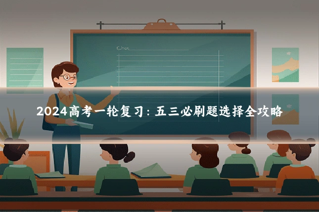 2024高考一轮复习:五三必刷题选择全攻略