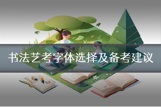书法艺考字体选择及备考建议