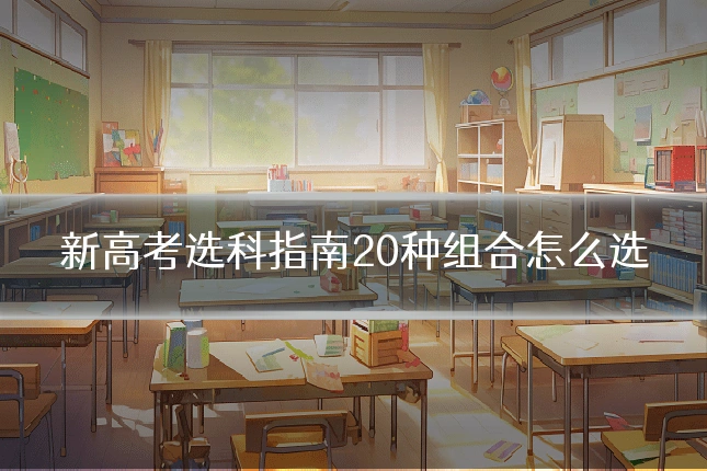 新高考选科指南20种组合怎么选
