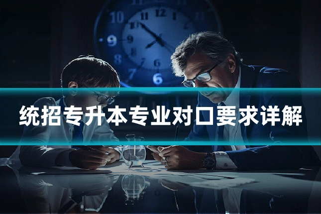 统招专升本专业对口要求详解