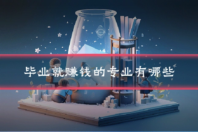 毕业就赚钱的专业有哪些