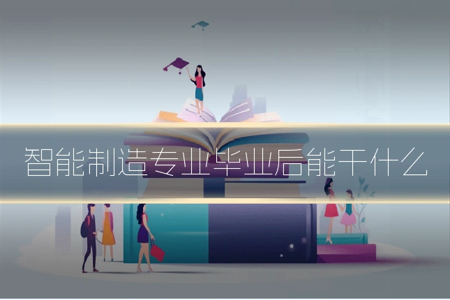 智能制造专业毕业后能干什么