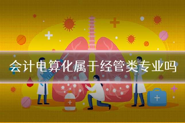 会计电算化属于经管类专业吗