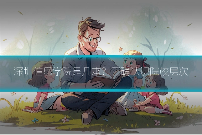 深圳信息学院是几本?正确认识院校层次