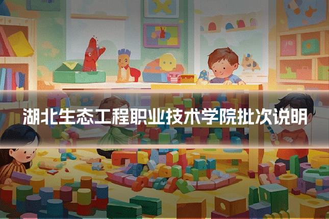 湖北生态工程职业技术学院批次说明