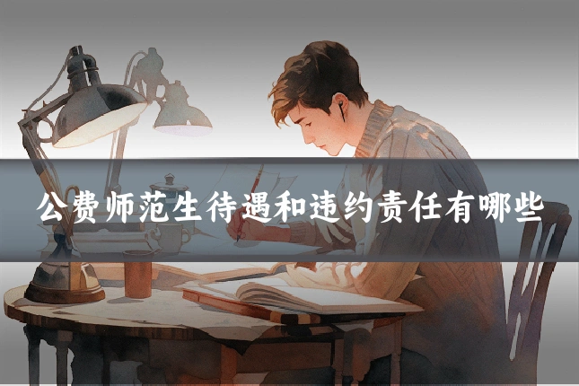 公费师范生待遇和违约责任有哪些