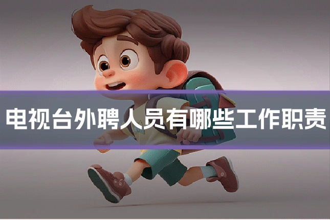 电视台外聘人员有哪些工作职责