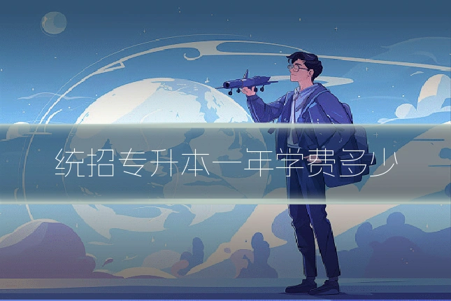 统招专升本一年学费多少