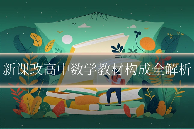 新课改高中数学教材构成全解析