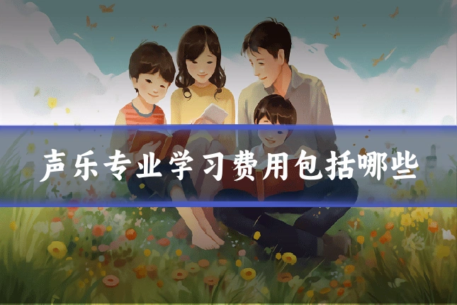 声乐专业学习费用包括哪些
