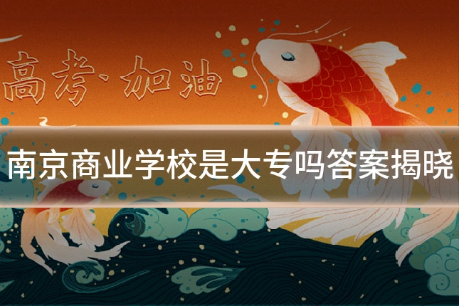 南京商业学校是大专吗答案揭晓