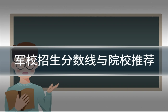 军校招生分数线与院校推荐