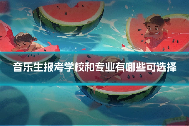 音乐生报考学校和专业有哪些可选择