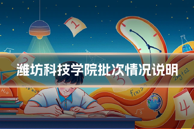潍坊科技学院批次情况说明