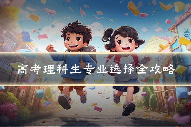 高考理科生专业选择全攻略