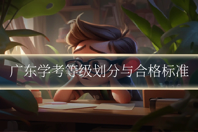 广东学考等级划分与合格标准