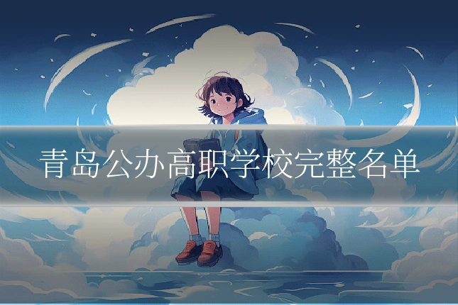 青岛公办高职学校完整名单