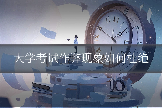 大学考试作弊现象如何杜绝
