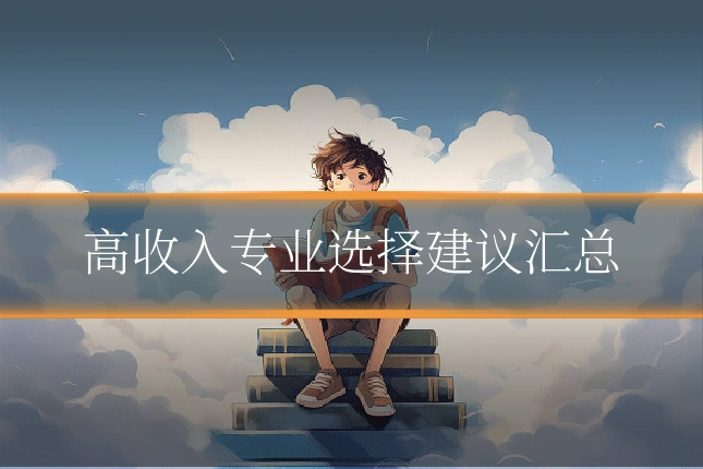 高收入专业选择建议汇总