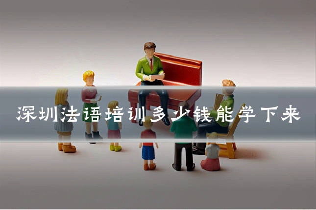 深圳法语培训多少钱能学下来