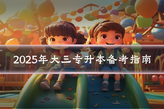 2025年大三专升本备考指南