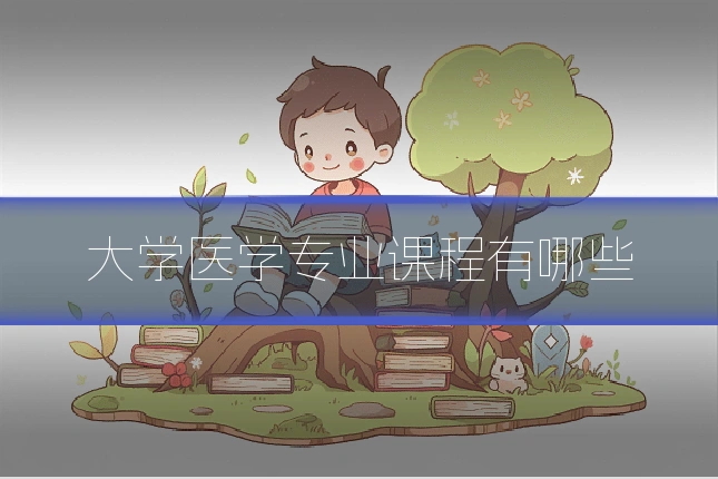 大学医学专业课程有哪些