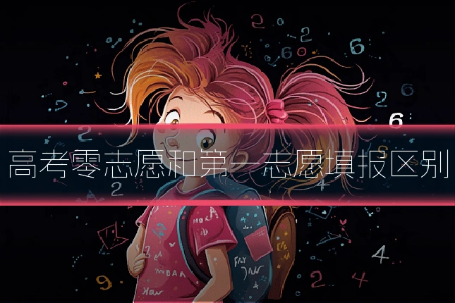高考零志愿和第一志愿填报区别