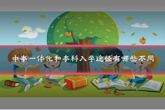 中本一体化和本科入学途径有哪些不同