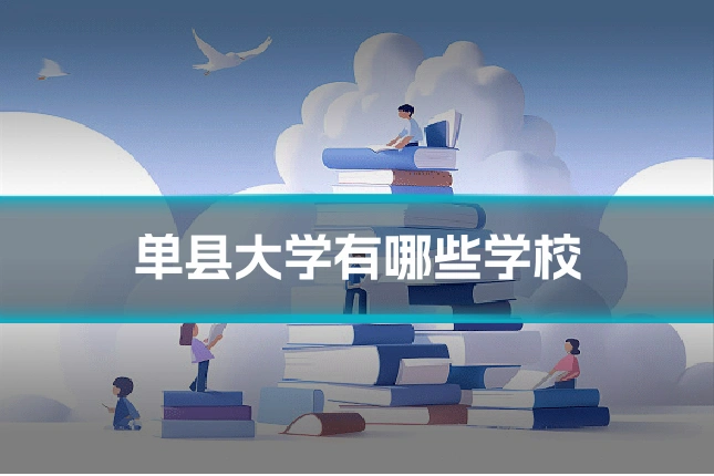单县大学有哪些学校