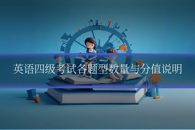 英语四级考试各题型数量与分值说明