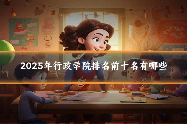 2025年行政学院排名前十名有哪些