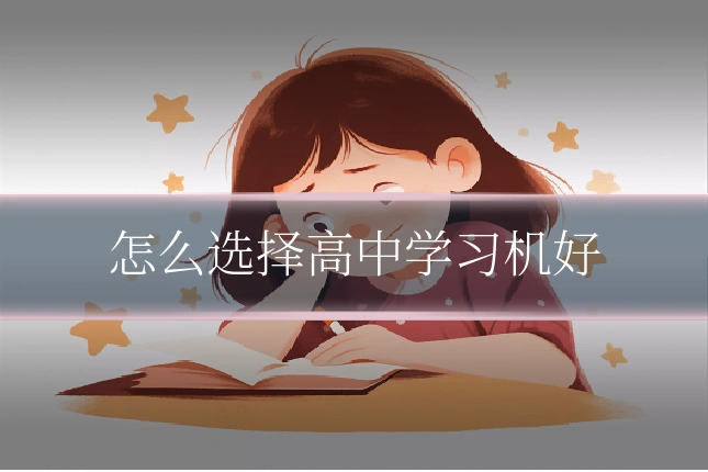 怎么选择高中学习机好