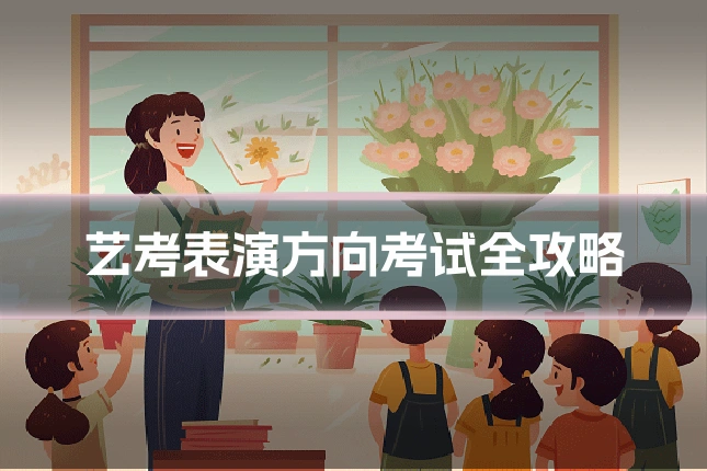 艺考表演方向考试全攻略