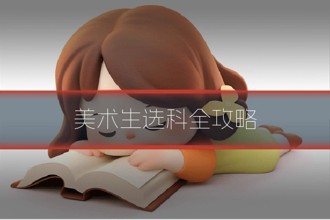 美术生选科全攻略