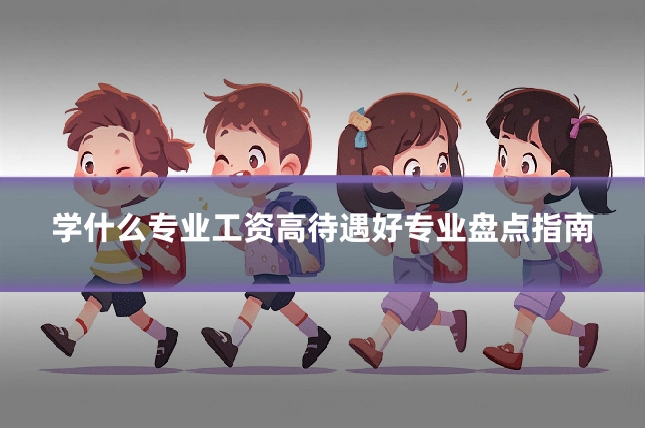 学什么专业工资高待遇好专业盘点指南