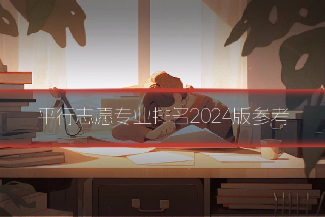 平行志愿专业排名2024版参考