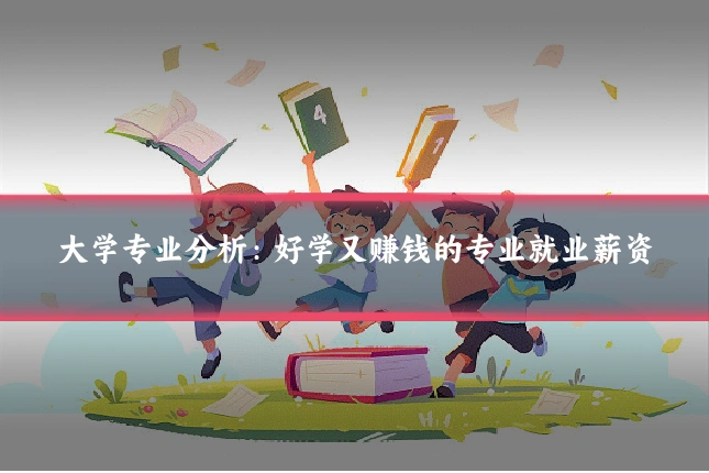 大学专业分析:好学又赚钱的专业就业薪资