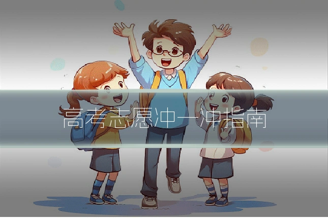 高考志愿冲一冲指南