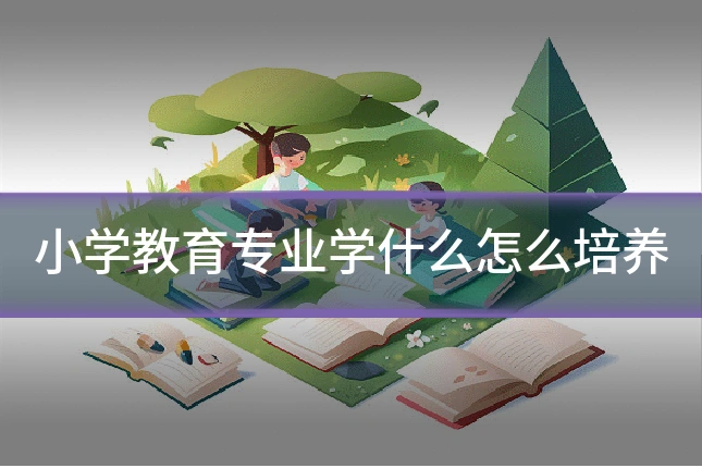 小学教育专业学什么怎么培养